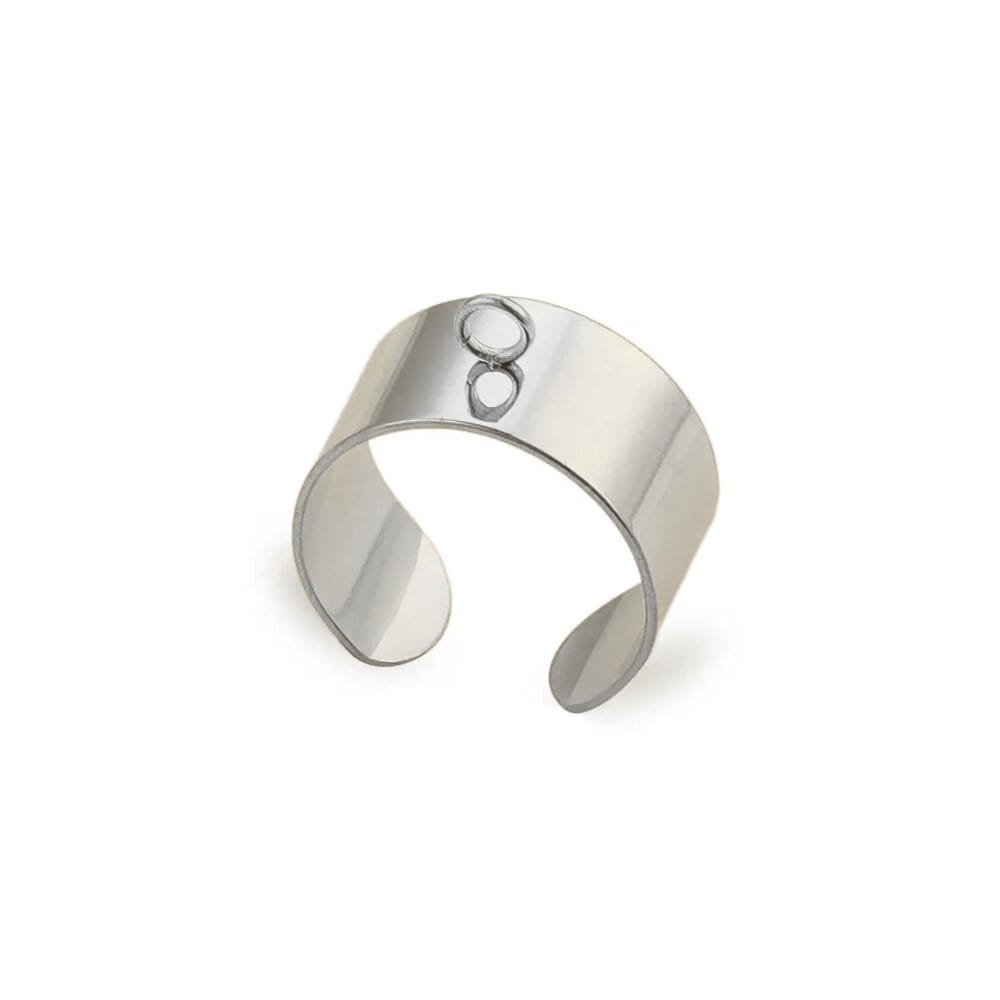 Bijoux Charm "Bague Argentée pour Charms : Élevez Votre Style avec Élégance"