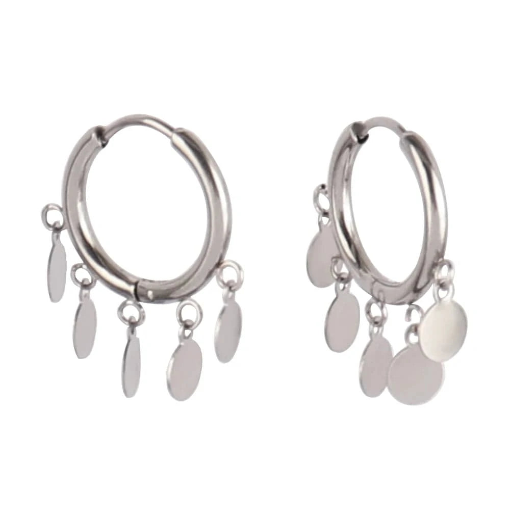 Bijoux Charm Boucles d'oreilles Charms Argentées
