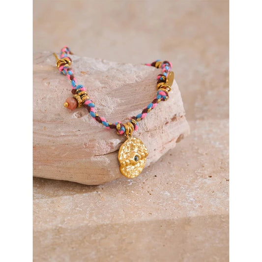 Bijoux Charm Bracelet Charm Vintage Multicolore et Doré