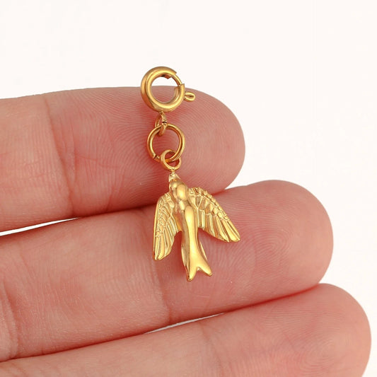 Bijoux Charm Charm bijoux ange doré avec crochet