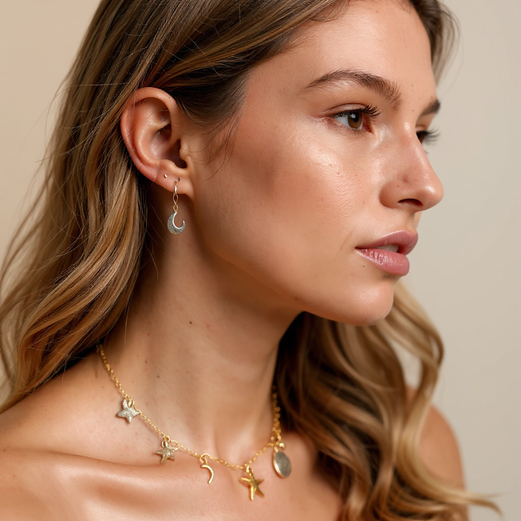 Boucles d'oreilles charm