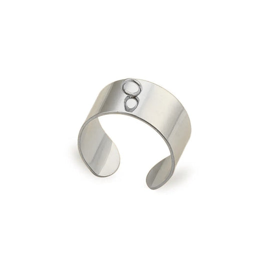 Bijoux Charm "Bague Argentée pour Charms : Élevez Votre Style avec Élégance"