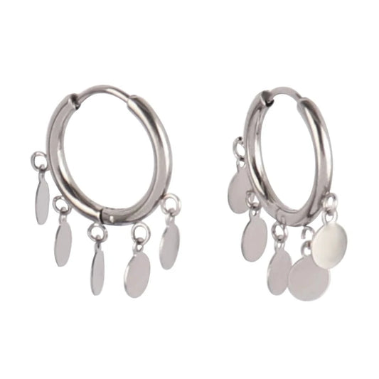 Bijoux Charm Boucles d'oreilles Charms Argentées