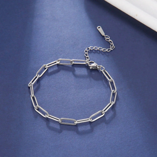 Bijoux Charm Bracelet Argenté pour Charms Élégants