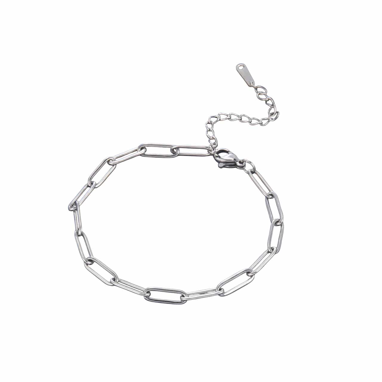 Bijoux Charm Bracelet Argenté pour Charms Élégants