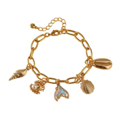 Bijoux Charm Bracelet Charms de la Mer à Chaîne