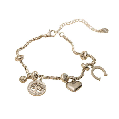 Bijoux Charm Bracelet Charms Porte-Bonheur Argenté