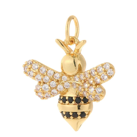 Bijoux Charm Charm abeille doré pour bijoux